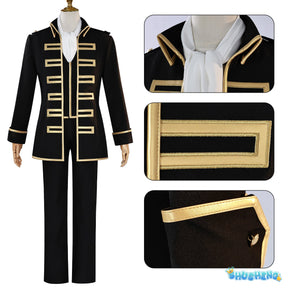 Anime Gintama Shinsengumi Cosplay Costume Hijikata Toushirou Kondou Isao Outfit Uniform Suit Halloween Carnival Disguise Costume