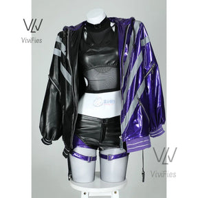 Game Tekken 8 Ling Reina  Cosplay Fantasia Costume Disguise for Adult Women Tops Shorts Outfits Halloween Carnival Party Clothes