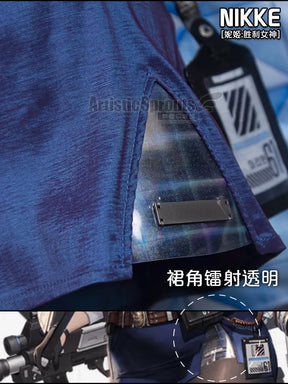 Nikke: Goddess of Victory Cosplay Marianne Costume Marian Women sexy bag buttocks skirt shirt tie hat socks Halloween uniform