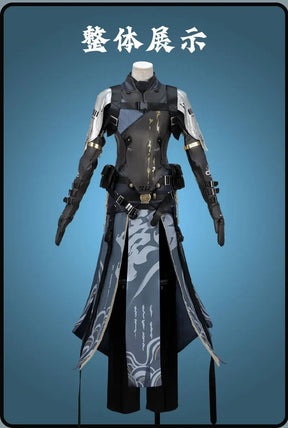Wuthering Waves Calcharo Cosplay Costume Vest dress waist cover gloves waist bag props Halloween men women customized uniform