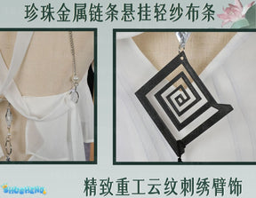 Naraka Bladepoint Viper Ning Cosplay Costume Cheongsam White Snake Role Play Halloween Carnival Uniform Anime Clothing