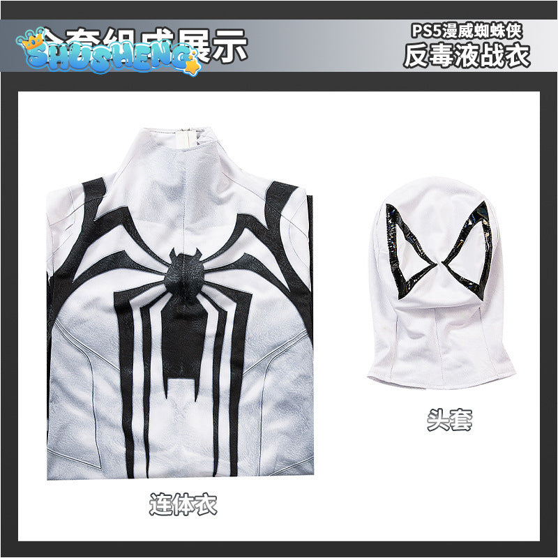 Movie Anti-Venom Cosplay Jumpsuit Mask Venom Spiderman Cosplay Costume Zentai Suit Halloween Outfit Party Bodysuit