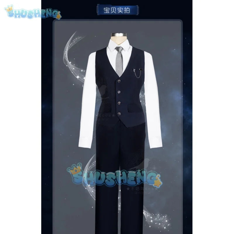 Love and deepspace Xavier shirt pants uniform suit Otome game cosplay cloth Halloween party costume