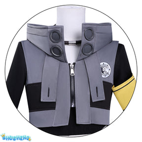 Rudo New Anime GACHIAKUTA Cosplay Costume Punk Street Hot Punk Sleeve Hooded Jacket Y2K Fashion Uniform Cos Customized