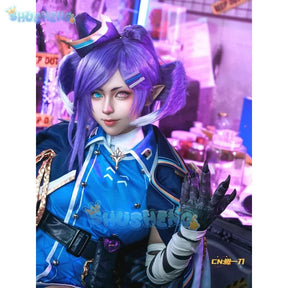 Shusheng vtuber Selen Tatsuki women cosplay costume cos game anime party uniform halloen play rode clothes