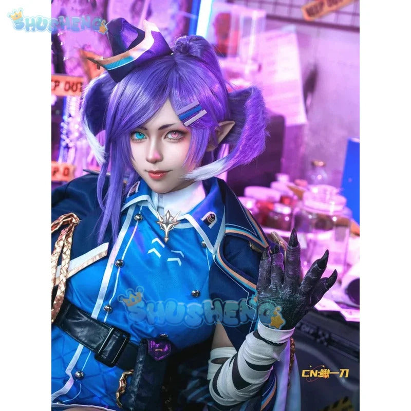 Shusheng vtuber Selen Tatsuki women cosplay costume cos game anime party uniform halloen play rode clothes