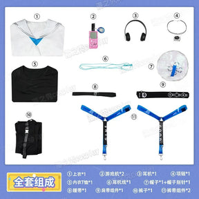 Game Arknights Mizuki Cosplay Costume Uniform Halloween Carnival Party Christmas Play Role Clothes Clothing