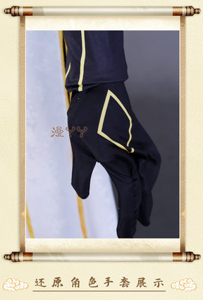 Genshin Impact Zhong Li COS Costume The Rock God Emperor Morax Game Clothing Cosplay Complete Set Men Women