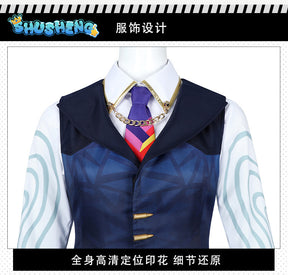 Woman Valorant Chamber Cosplay Costume Female Vest Shirt Skirt Outfit with Accessories Full Set and Individual Items Are Sold