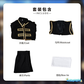 Anime Gintama Shinsengumi Cosplay Costume Hijikata Toushirou Kondou Isao Outfit Uniform Suit Halloween Carnival Disguise Costume