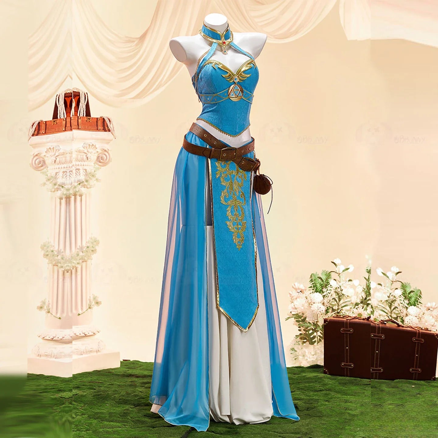 Game Legend of Zelda Zelda Knight Zelda Sexy Dress Cosplay Costume S-XL