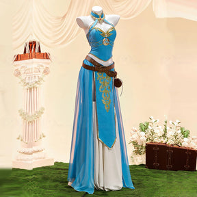 Game Legend of Zelda Zelda Knight Zelda Sexy Dress Cosplay Costume S-XL