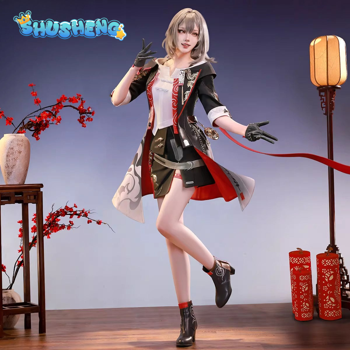 Game Cosplay Series: Honkai: Star Rail - Trailblazer（Stelle）Chinese New Year Cosplay Costume full set Shushengcos