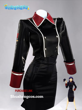 Cosplay Series:  Neon Genesis Evangelion EVA Misato Katsuragi Cosplay Costume Captain Uniform Outfit Shushengcos