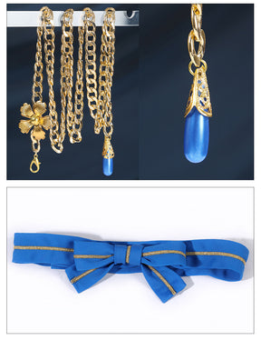 Shusheng-R Street Fighter 6 Chun-Li Cosplay Costume Sexy Swimsuit Props Accessories Women Halloween Carnival Party