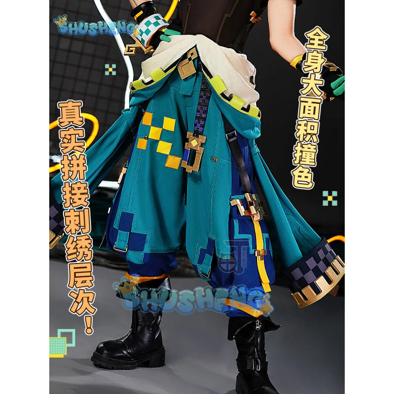 Game Genshin Impact Kinich Cosplay Costume Suit Handsome Uniform Party Role Play Outfit S-XXL