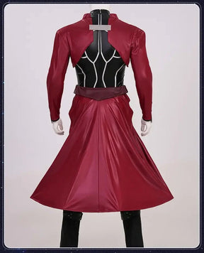 Anime Fate/stay nigh EMIYA Cosplay Arche Costume Black leather top apron pants set Halloween party handsome men women uniform