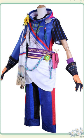 Genshin Impact Tighnari Cosplay Costume Wig Hair Shoes Gen Tighnari Tail Shin Costumes with Ears Cosplay Accessories Women Men Suit