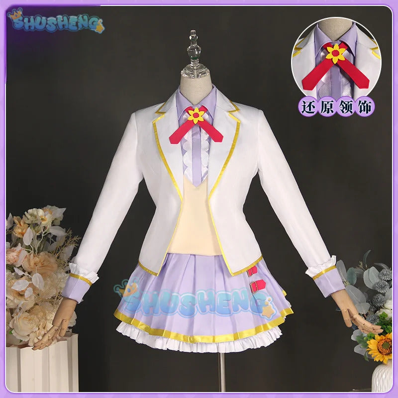 Aikatsu! Series Venus Ark Cosplay Costume School Uniform Halloween Carnival Party Christmas Play Role Clothes Clothing for Women