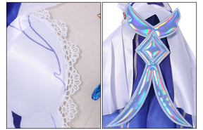 Wuthering Waves Cantarella Cosplay Costume Wig Dress Headwear Earrings Rinascita Fisalia Family Halloween Party for Women Girls