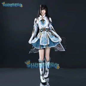 Shusheng Love And Deepspace Heroine LiuYunWanFeng Game Suit Gorgeous Dress Uniform Cosplay Costume Halloween Party Outfit Women