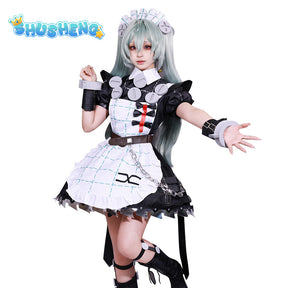 Zenless Zone Zero Corin Wickes Cosplay Costume Uniform Wig Anime Halloween Party Costumes Masquerade Women Game