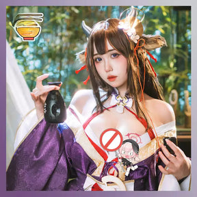 Shusheng-R Game Azur Lane IJN Kashino Kashino Sexy Kimono Cosplay Costume