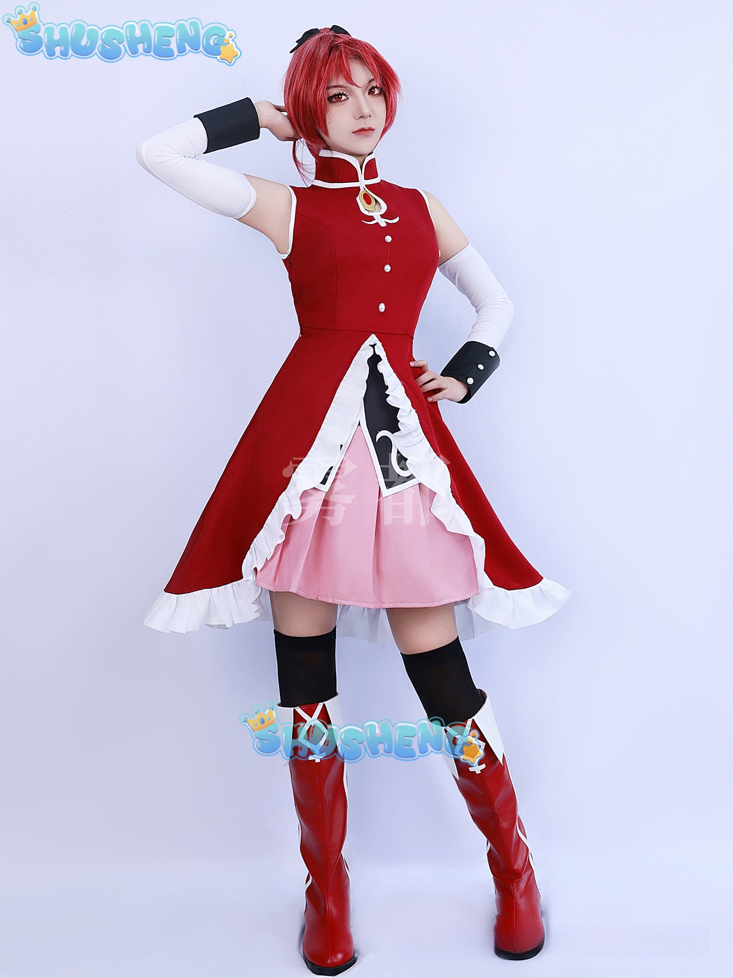 Sakura Kyouko Cosplay Costumes Anime Puella Magi Madoka Magica Dress Role Play Uniform Female Halloween Carnival Party Outfit