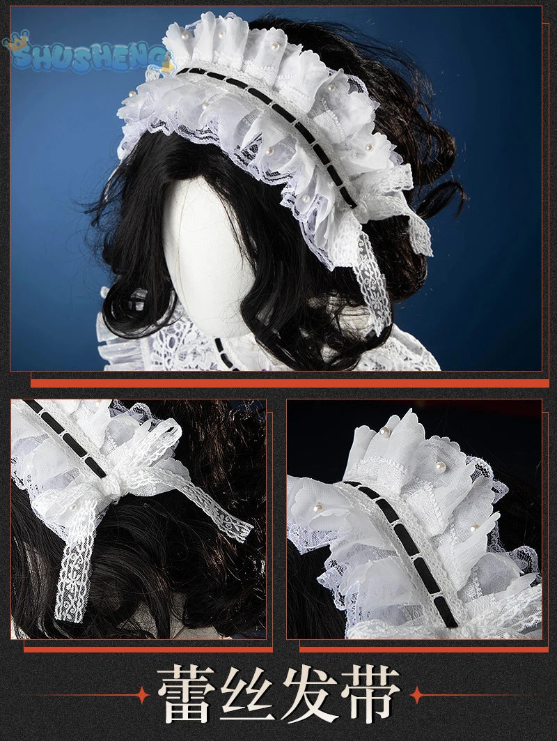 Tuesday Christine game reverse: 1999 cosplay costume sweet sexy dresses and accessories props for men women Halloween party set