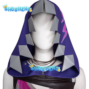 Jinx Hoodie Cosplay Costume Anime Arcane Women LOL Arcane Jinx Cosplay Hoodie Costume Plus Size