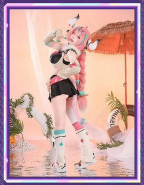 Shusheng-R Genshin Impact Varesa Wrestlers Cosplay Costume Uniform Halloween Carnival Party Christmas Play Role Clothes Clothing for Women