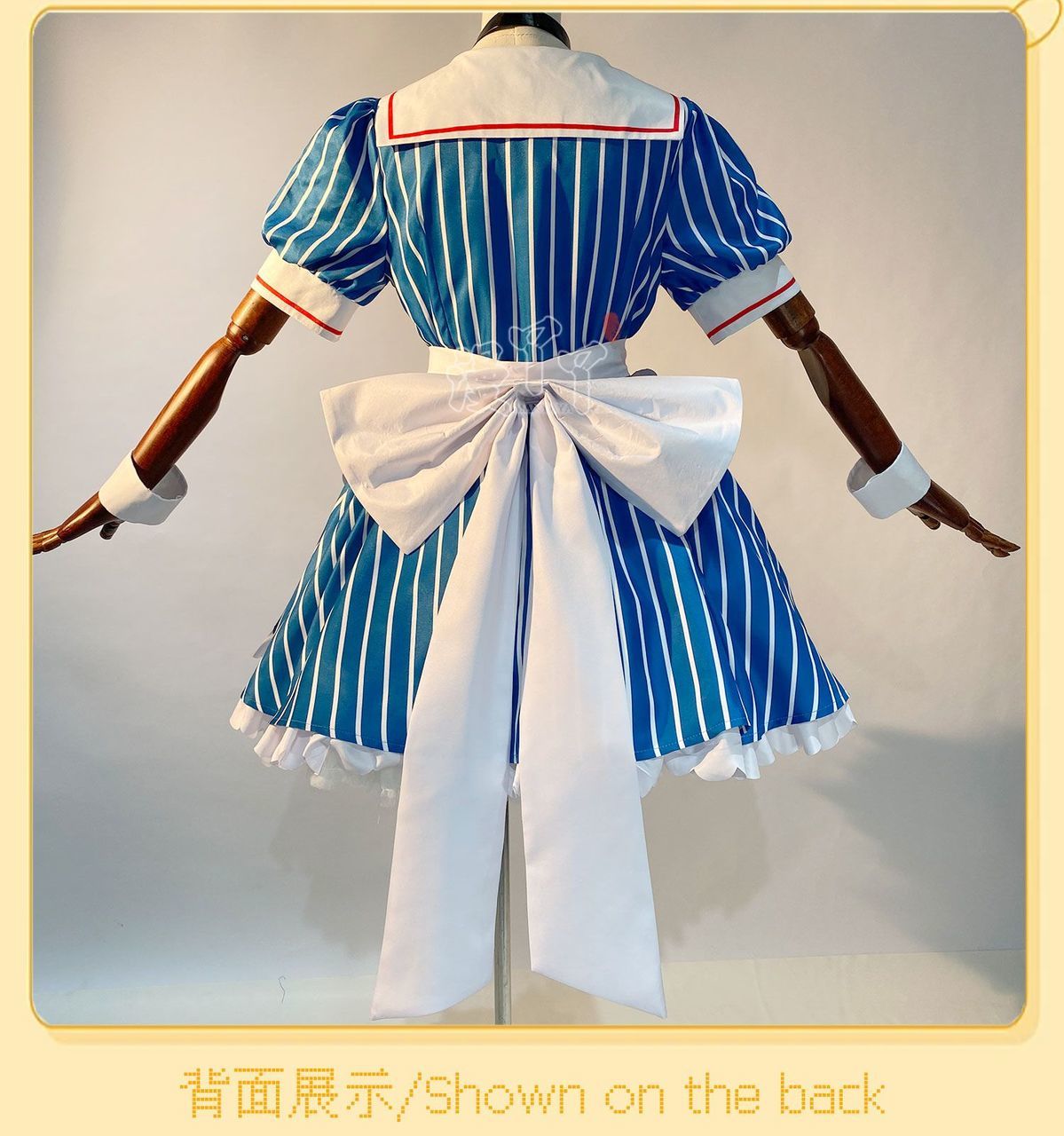Hatsune Miku Cosplay Costume Anime Mesmerizer Uniform Women Striped Maid Dress Suit Halloween Christmas Carnival Party Dress