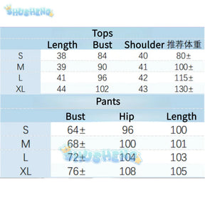 Love And Deepspace Heroines Cosplay Costume Tops Halloween Carnival Party Christmas Play Role Clothes Clothing Shusheng