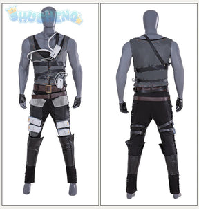 New Game Apex Legends Crypto Tae Joon Park Cosplay Costume Shoes, knee pads, props, Halloween party men's set complete set