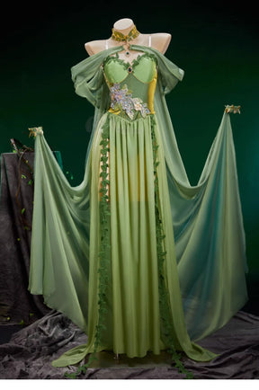 Shusheng-R The Wizard of Oz Elf Princess Dress Cosplay Costume S-XL