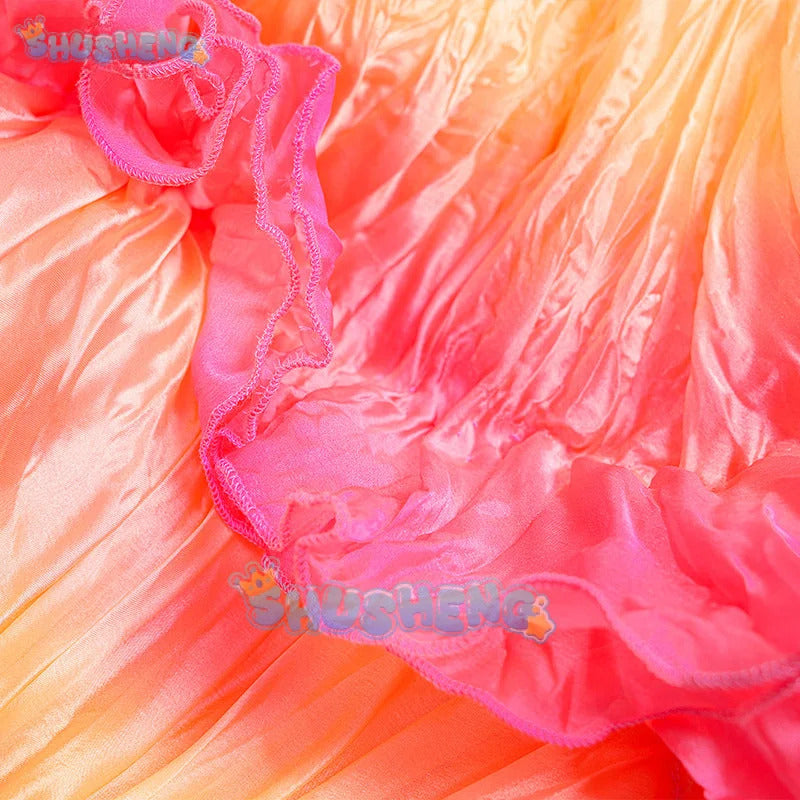 Wicked‌ Cosplay Costume Gradient Dress Uniform Halloween Carnival Party Christmas Play Role Clothes Clothing for Women