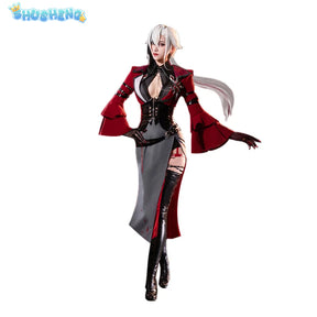 Genshin Impact Arlecchino The Knave Concert Game Suit Sexy Dress Uniform Cosplay Costume Halloween Party Outfit Women