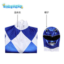 Kyoryu Sentai Zyuranger Cosplay Dan Halloween Uniform Cosplay Blue Costume Custom Made Hero Bodysuit With Outfit