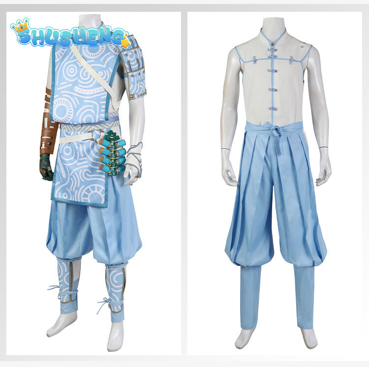 Game Zelde Super Restore Kingdom Link Mystic Cosplay Costumes Halloween Christmas Party Suit with Mask Accessories Outfit