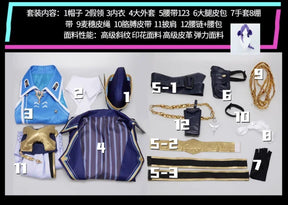 Shusheng vtuber Selen Tatsuki women cosplay costume cos game anime party uniform halloen play rode clothes