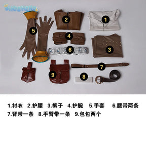 Game Witcher 3 Wild Hunt Cirilla Fiona Elen Riannon Cosplay Ciri Costume Halloween Party high-quality Complete set clothing sale