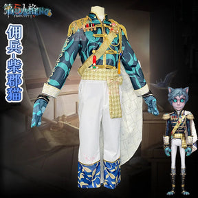 Shusheng-N Game Identity Ⅴ Naib Subedar Mercenary Cosplay Costume Halloween New Fashion Coat Pants Props Wig Men Women Uniform Set S-XXL