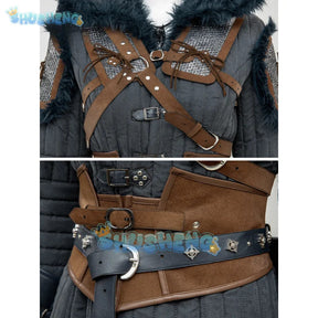 Ciri Witcher 4 Cosplay Costume Uniform Cirilla Fiona Elen Riannon Halloween Carnival Party Christmas Play Role Clothes Clothing