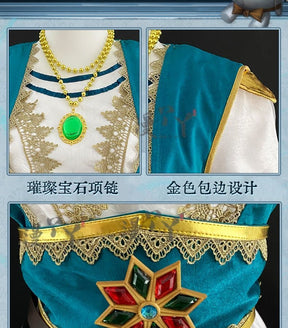 Identity V Anne Lester Toy Merchant Fashion Game Suit Gorgeous Dress Cosplay Costume Halloween Party Outfit Women