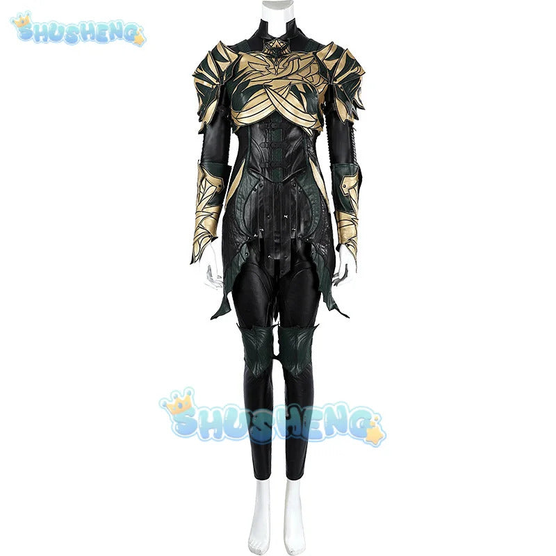 Game Baldur's Gate 3 Minthara Cosplay Costume Women Leathe Battle Suit with Accessories Halloween Carnival Party Outfits