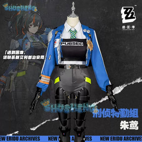 Zenless Zone Zero Zhu Yuan Cosplay Costume Cos Game Anime Party Uniform Hallowen Play Role Clothes