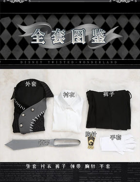 Twisted-Wonderland Jade Leech Cosplay Costume Uniform Halloween Carnival Party Christmas Play Role Clothes Clothing