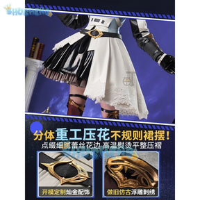 Love and Deepspace Heroine Xiguangxinglv Cosplay Costume Combats Uniform Dress Women Halloween Party Daily Outfit Game