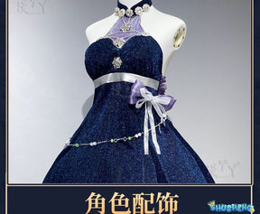 Ayanami Rei Purple Sexy Dress Cosplay Anime NIKKE：The Goddess of Victory Costume Prop Dress Woman Halloween Customized