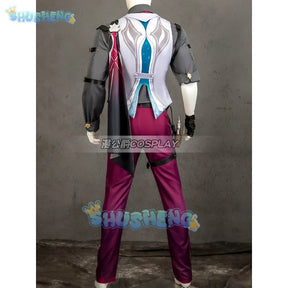 Gallagher Cosplay Game Honkai: Star Rail Costume Fashion Handsome Uniform Suit Halloween Carnival Party Outfit Men XS-3XL